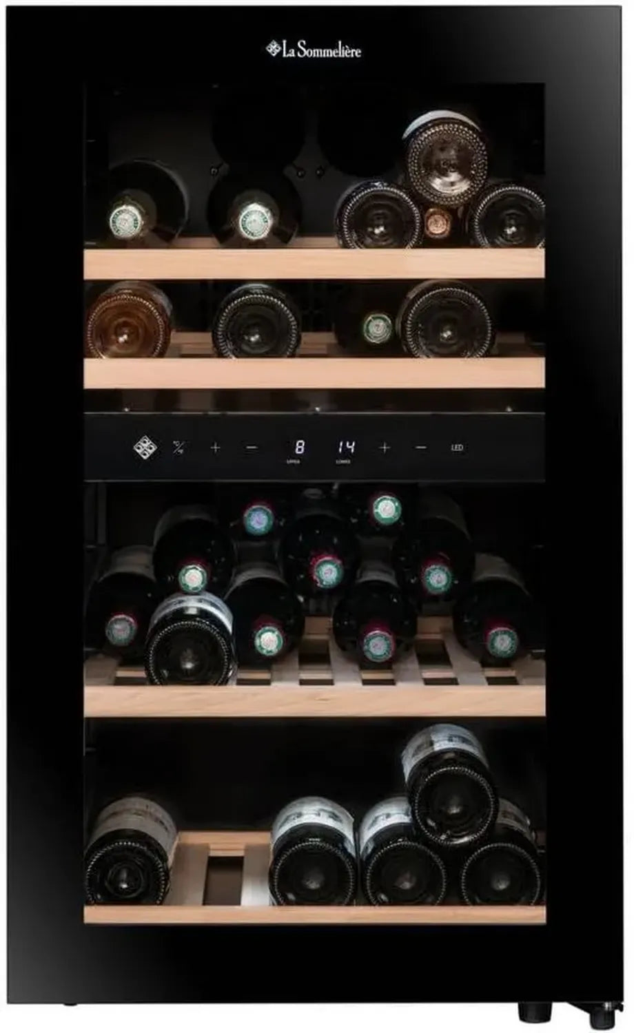 Cave à Vin Double Zone LA SOMMELIERE SLS45DZ pour 45 Bouteilles