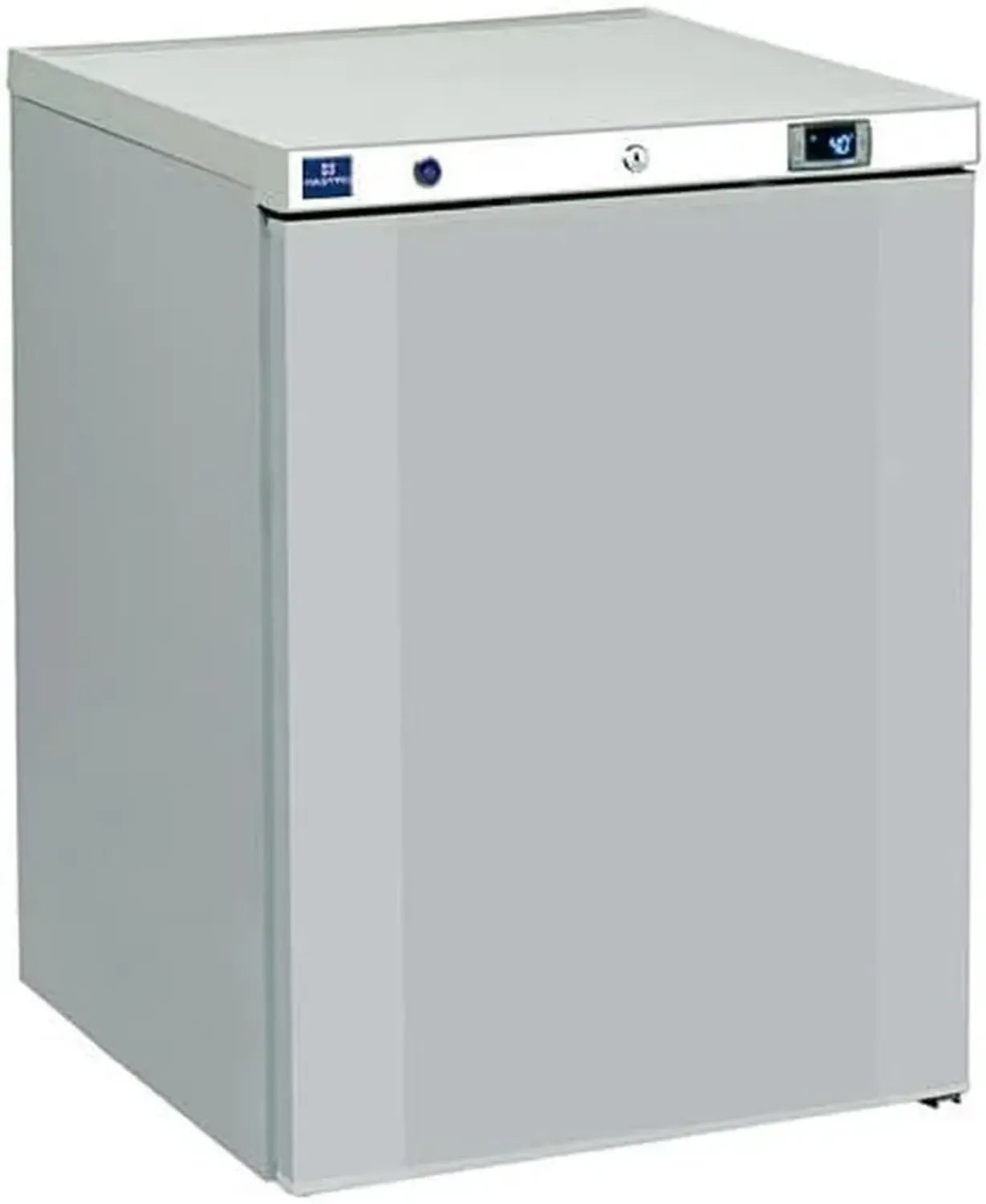 Congélateur en Acier Inoxydable 200L, Température Ajustable -18°C à -23°C