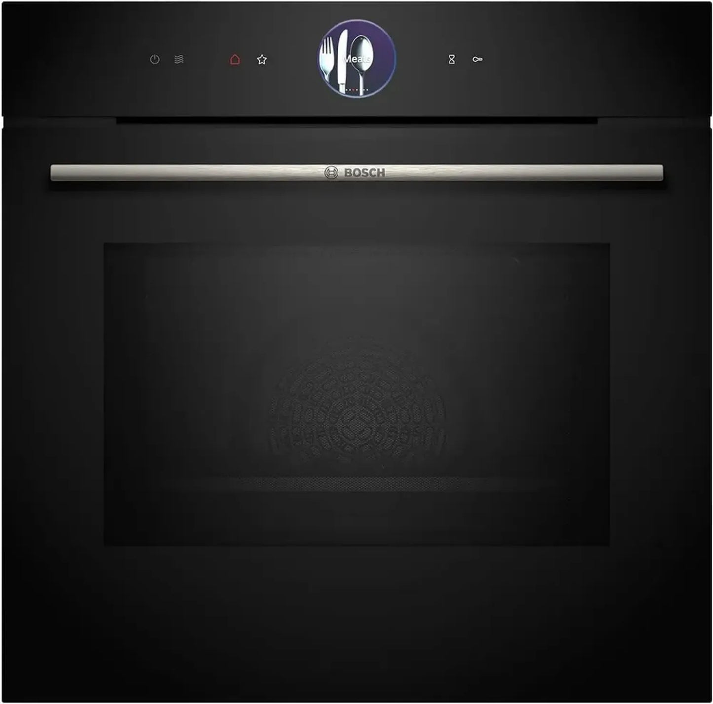 Four encastrable Bosch Serie 8 avec micro-ondes, 800 W, 67L, fonction croustillante, Air Fry, noir