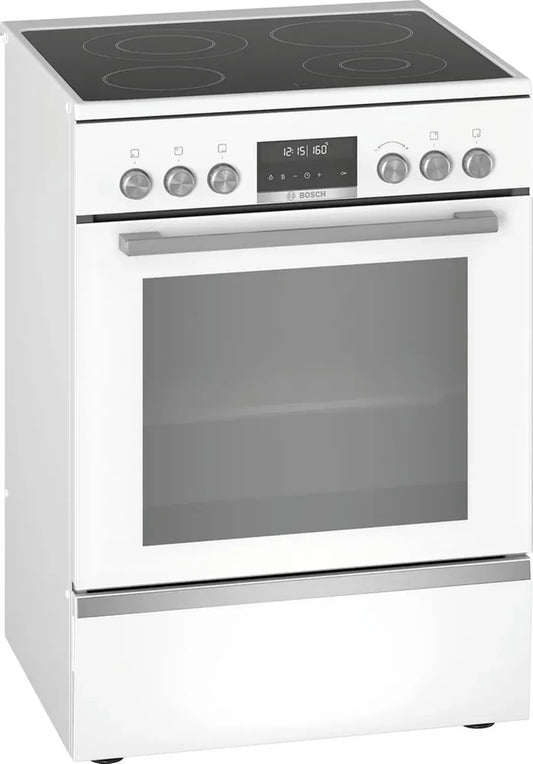 Cuisinière Bosch Serie 6 HKS79R220 en Céramique Blanche - Classe A