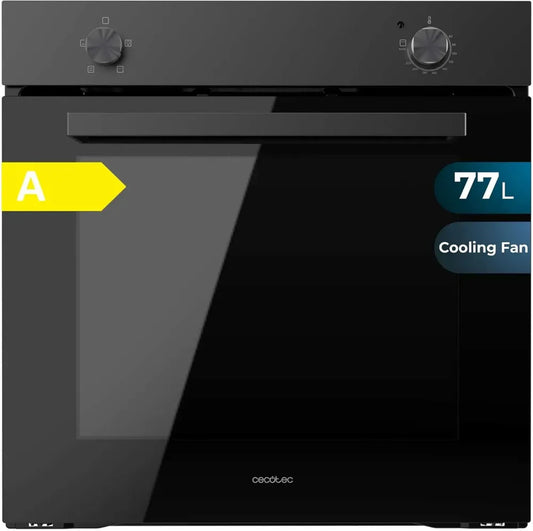 Four Encastrable Cecotec Bolero Hexa 2800W, 77L, Inox Intense, Multifonction avec Convection et Vapeur, Économie d'énergie