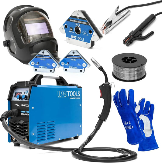 Poste à souder MIG-160ER IGBT Inverter, 160A, sans gaz et avec électrodes 230V