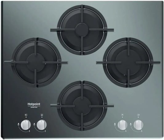 Plaque de cuisson à gaz Hotpoint 61 cm - Modèle HAGD 61S/MR