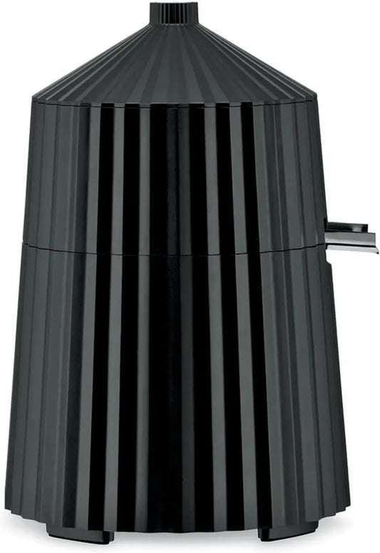 Alessi Plissé Presse-Agrumes Électrique, Design en Résine, 80W, Noir
